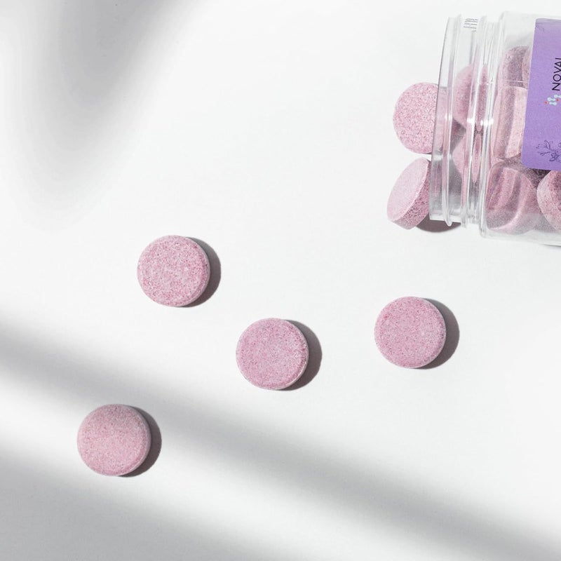 NOVAL Pedicure Spa Tablet - Fast Dissolving, Gentle & Portable Foot Soak for Softening Calluses & Hydrating Skin, Lavender Scent - Image 3